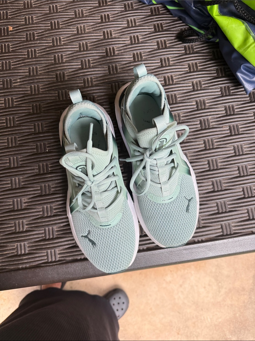 Puma Women’s Mint Green Athletic Sneakers - Picture 5 of 7